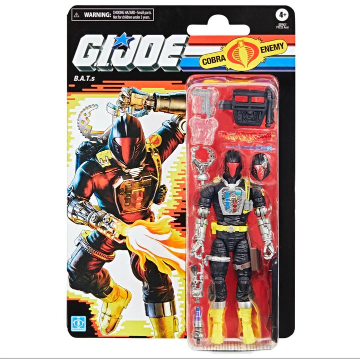 G.I. Joe Série Classifiée Carte Rétro B.A.T. (Soldat Robot de Combat)