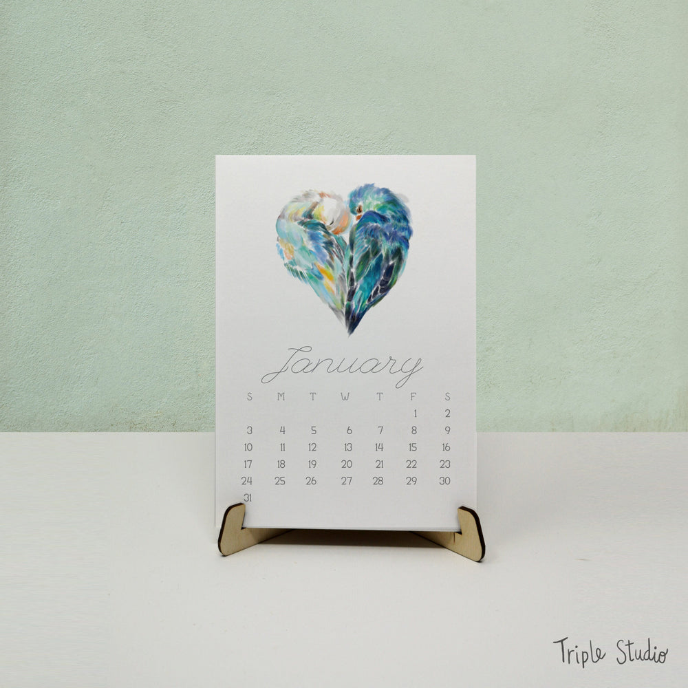 Calendrier de bureau 2027 : Cher Amour