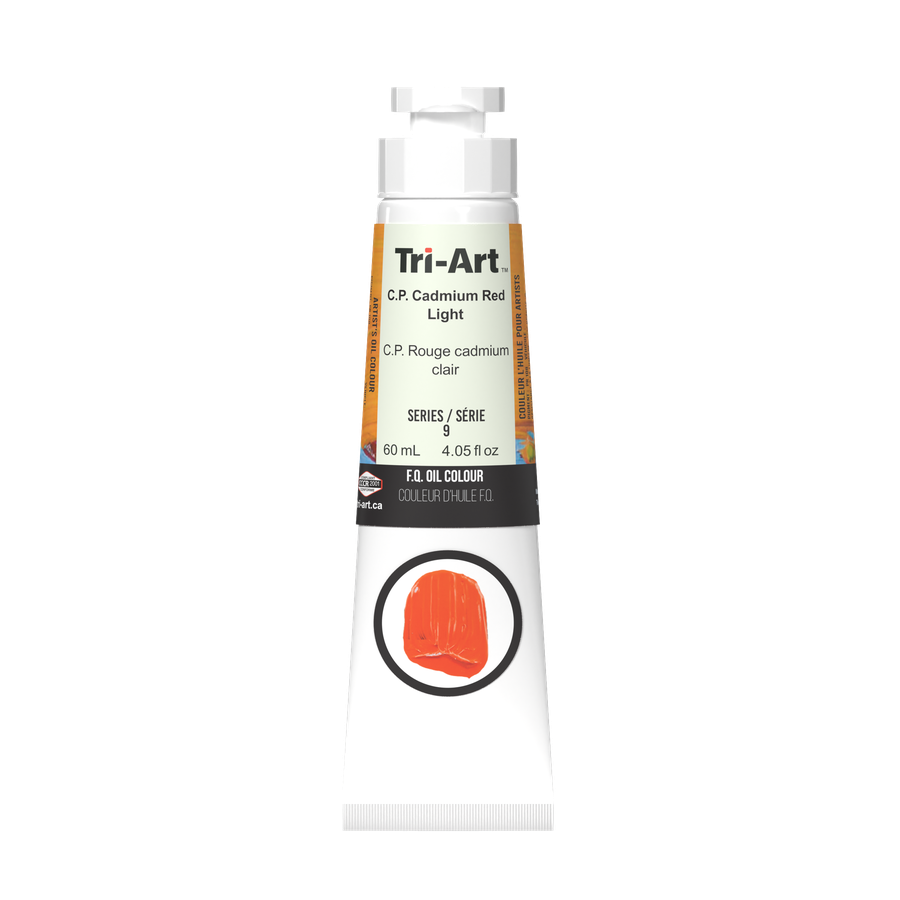 Peintures à l'huile Tri-Art - Rouge Cadmium Clair (PC)