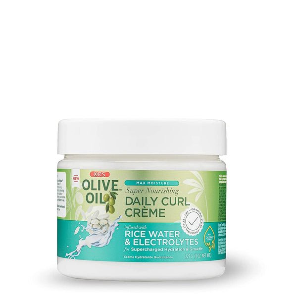ORS OLIVE OIL DAILY CURL CREME W/ RICE WATER & ELECTROLYTES 8OZ