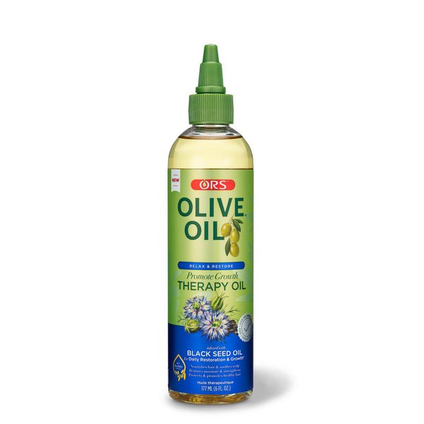 ORS Huile d'Olive Détente et Restauration Huile Thérapeutique pour la Croissance 6 OZ