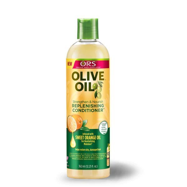 ORS OLIVE OIL STRENGTHEN & NOURISH SWEET ORANGE OIL INFUSED REPLENISHING CONDITIONER 12.25OZ — Beautylicious Canada