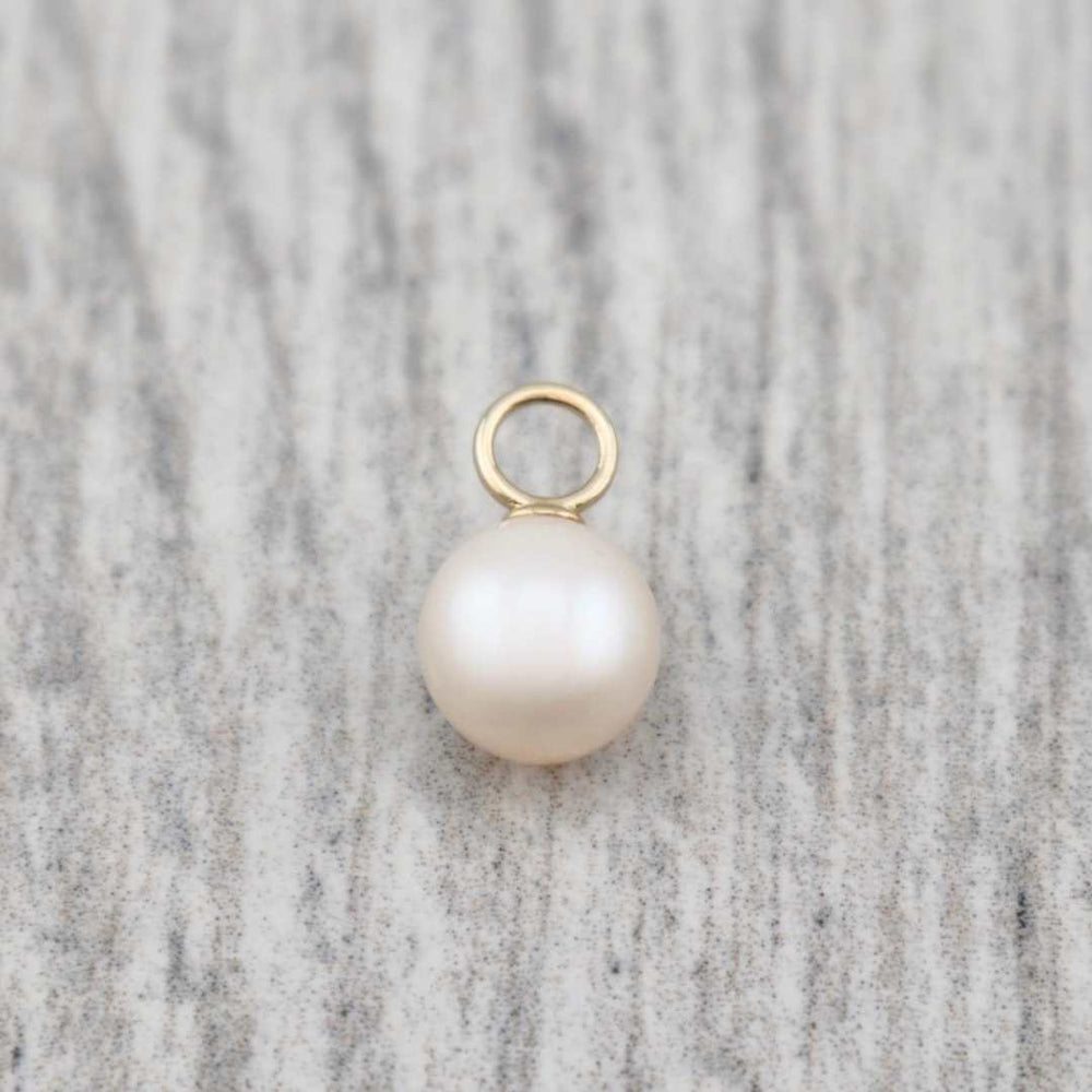 10K Gold or Sterling Silver Freshwater Pearl Pendant