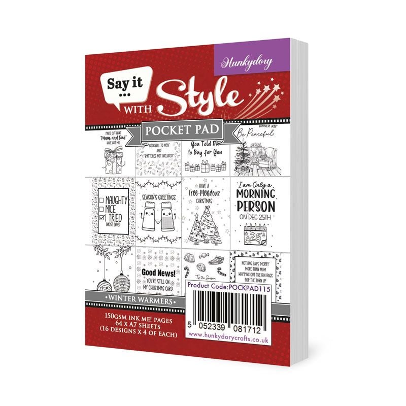 Blocs-notes de poche Say It With Style - Chaleurs d'hiver