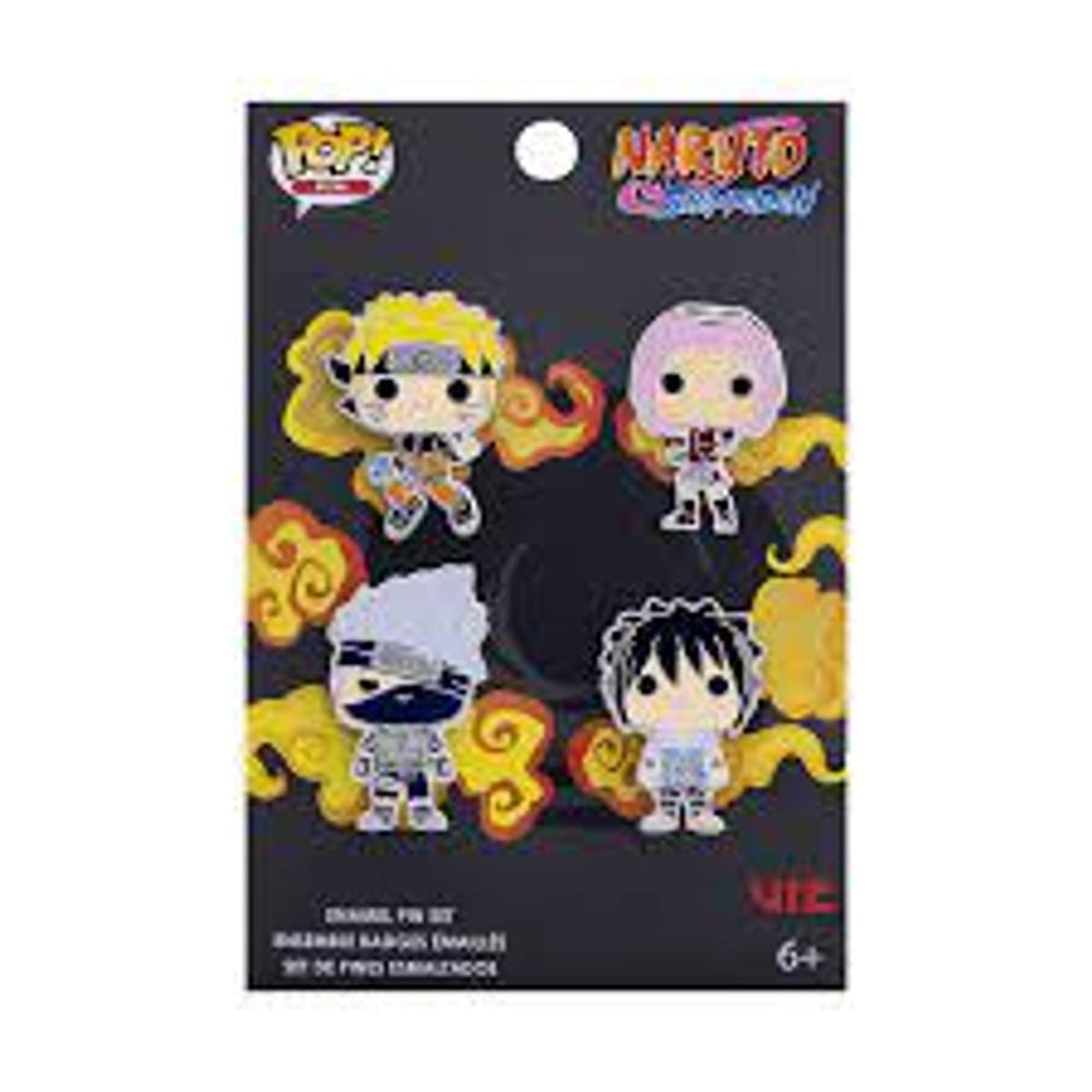 Ensemble de 4 épingles POP! : Équipe 7 de Naruto