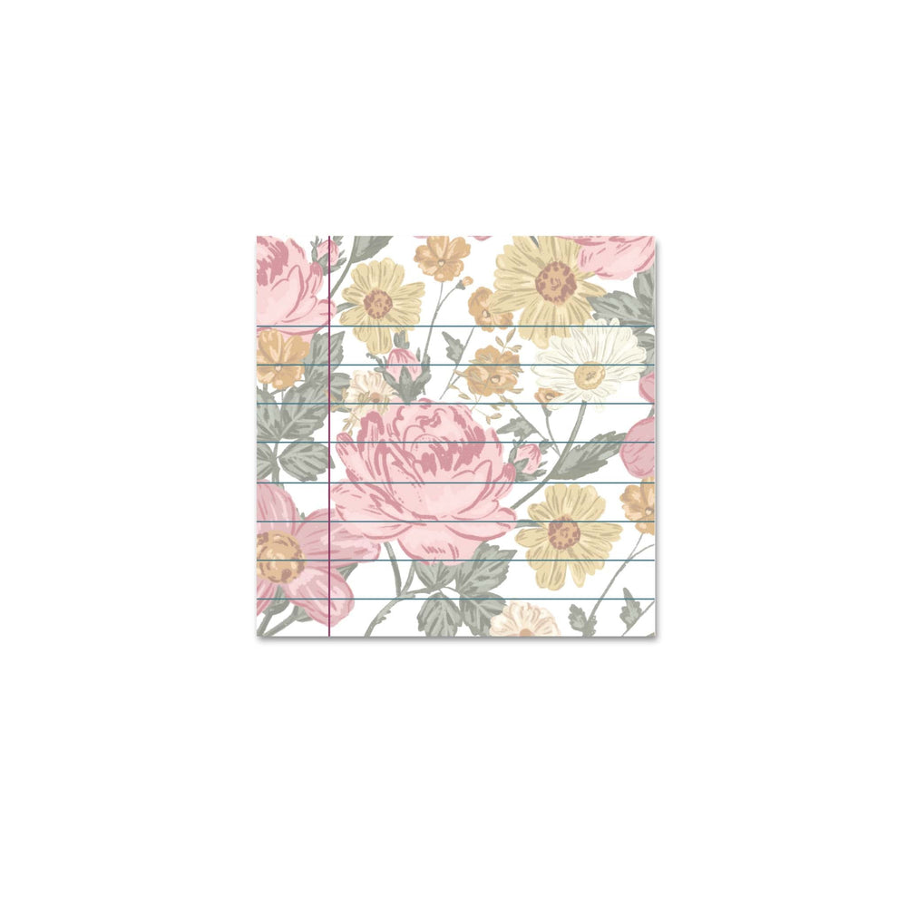 Jolis feuillets autocollants roses à motif floral