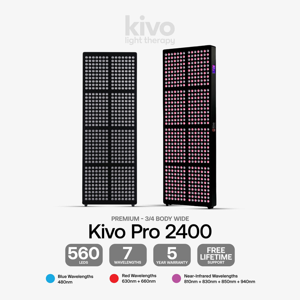 Kivo Pro 2400: Premium Extra Large Red Light Therapy Panel