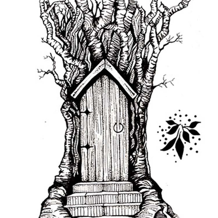 Lavinia Stamp - Fairy Door Large — Ecstasy Crafts