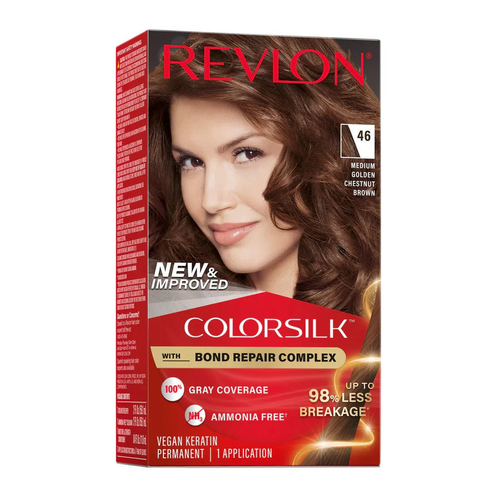 REVLON COLOR SILK BEAUTIFUL COLOR - 46 CHÂTAIN DORÉ MOYEN
