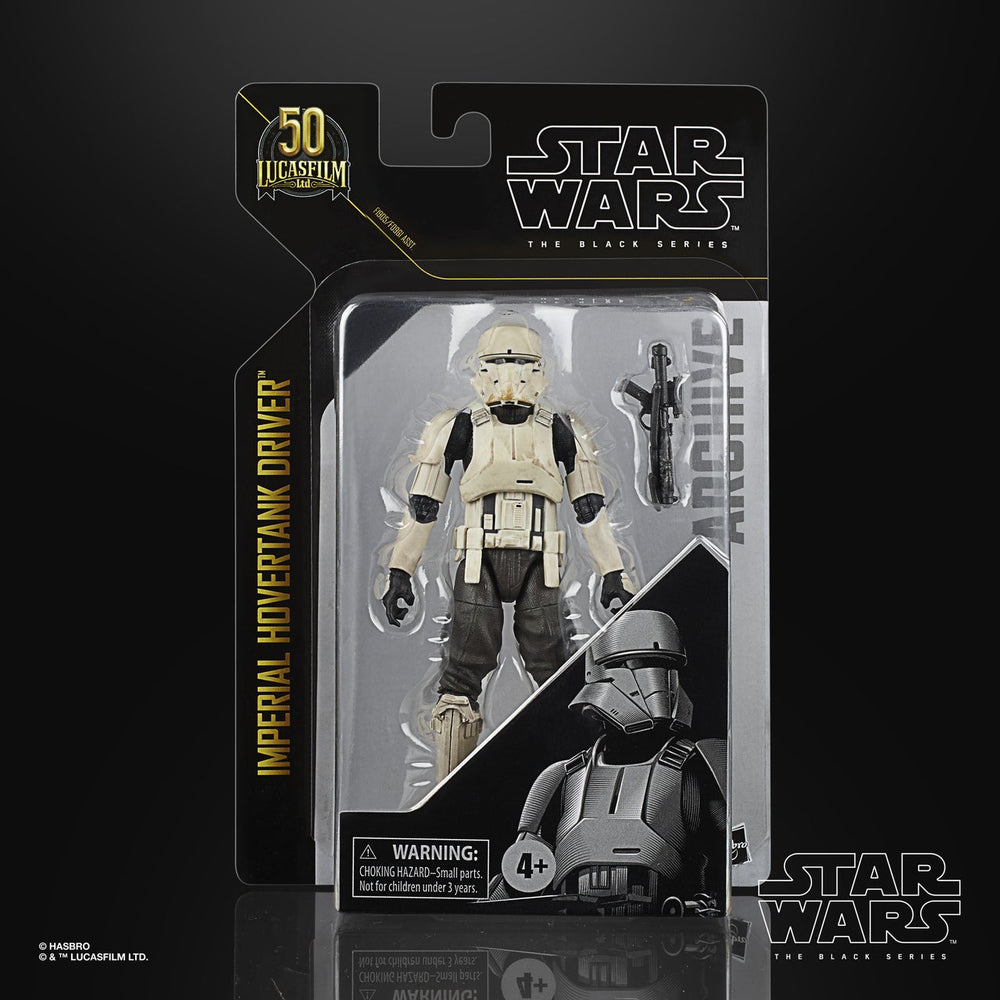 Star Wars The Black Series Archive Pilote de char impérial 15 cm Lucasfilm Figurine d'action 50e anniversaire
