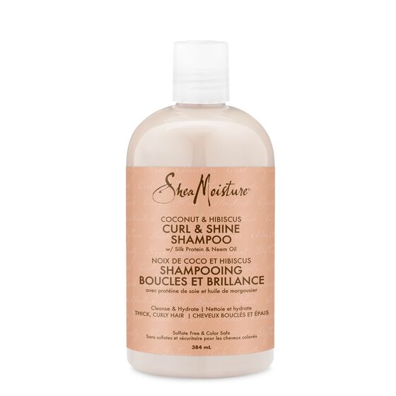 SHEAMOISTURE SHAMPOOING COCO & HIBISCUS BOUCLES & ÉCLAT 384ML