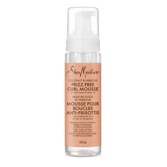 SHEAMOISTURE Coconut & Hibiscus Frizz-Free Curl Mousse 7.5OZ