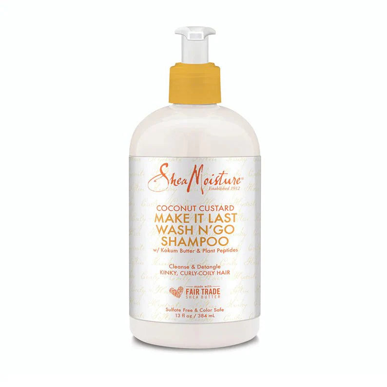 SHEAMOISTURE MAKE IT LAST WASH N' GO SHAMPOO 13OZ