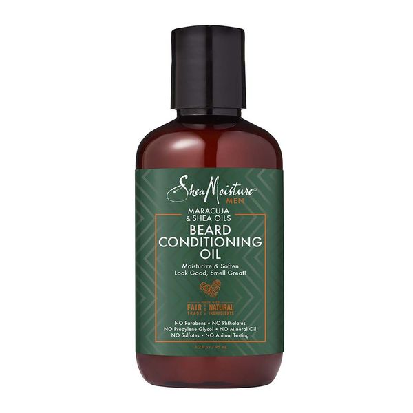 HUILE REVITALISANTE POUR LA BARBE À L'HUILE DE MARACUJA ET AU BEURRE DE KARITÉ POUR HOMME SHEAMOISTURE 95ML