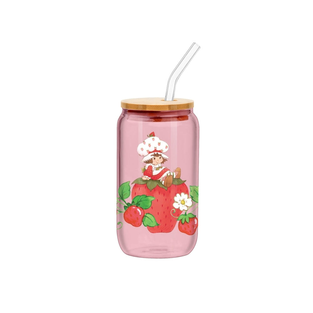 Verre Gobelet Fraise "Strawberry Shortcake" Assise 16oz