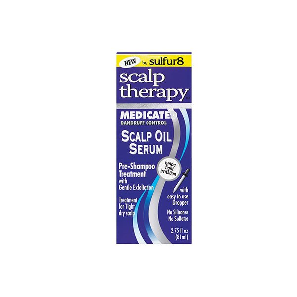 SULFUR 8 THÉRAPIE DU CUIR CHEVELU Sérum Huile Médicamenteux Contrôle Pellicules 2.75OZ