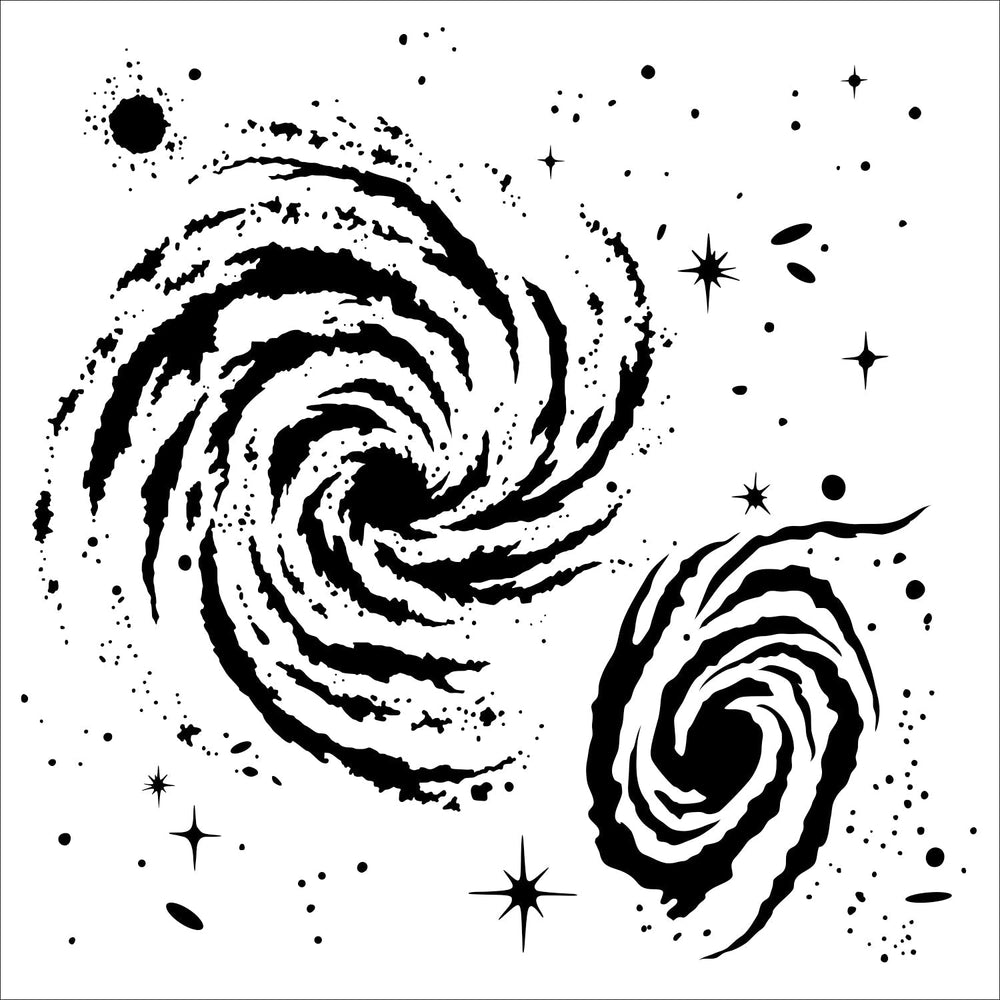 Gabarit The Crafters Workshop 6x6 Galaxy