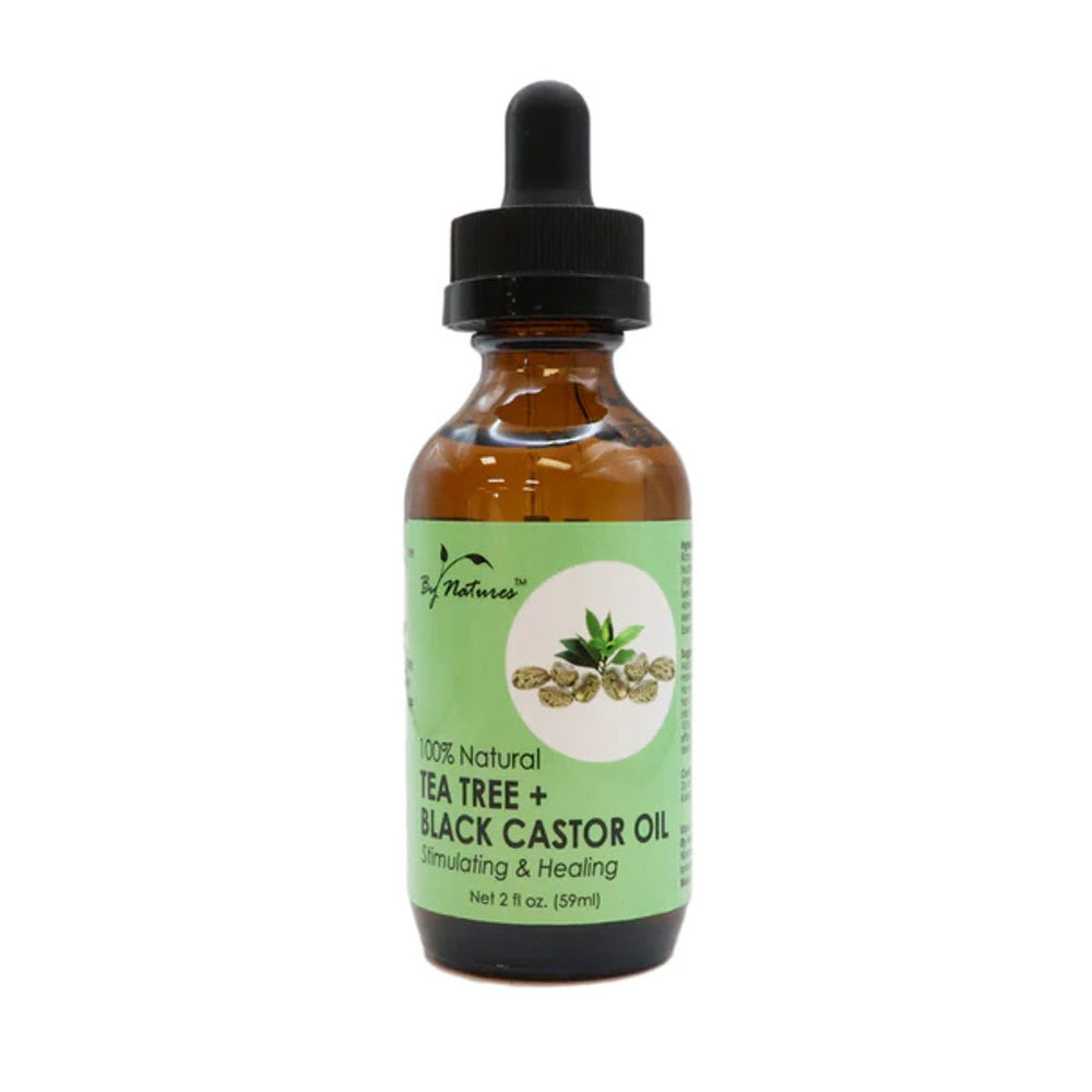 BY NATURES HUILE DE RICIN NOIRE ET ARBRE À THÉ 100 % NATURELLE 59 ML