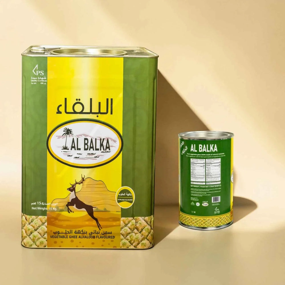 Al Balka Vegetable Ghee 1L / 15kg – Halob Flavored Cooking & Baking Ghee