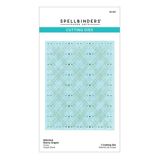 Matrices de découpe étoilées Argyle cousues de la Collection de Noël