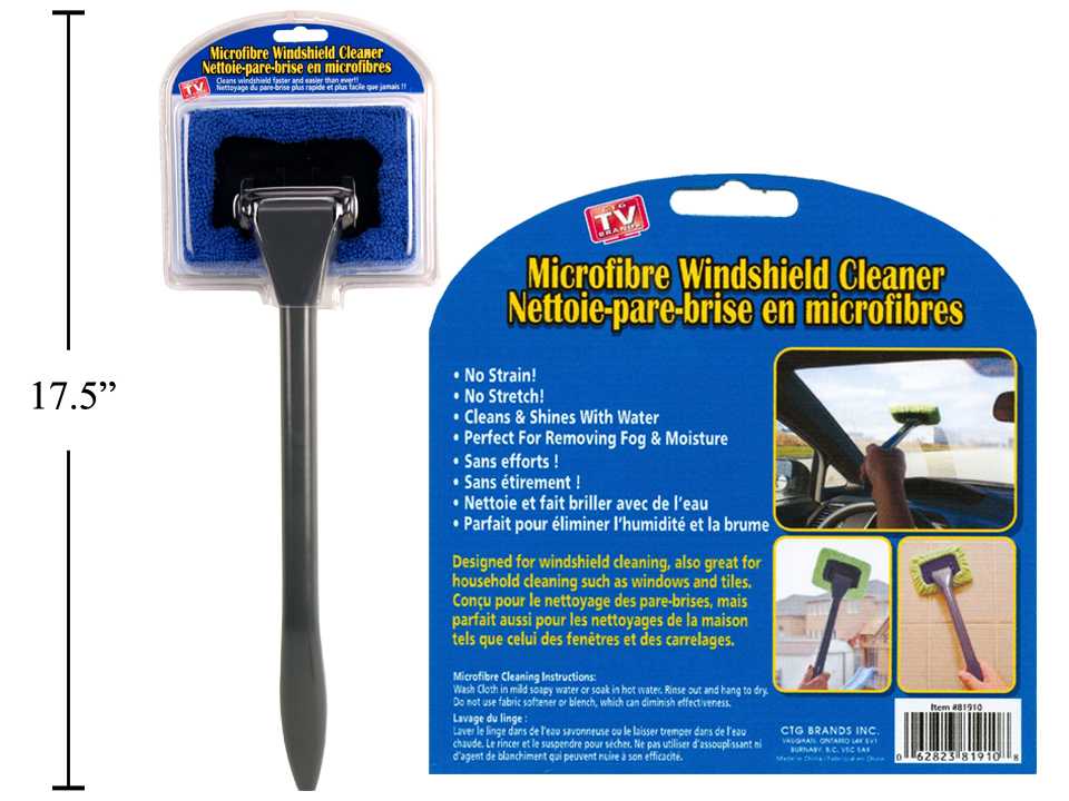 Nettoyant en microfibre pour pare-brise VU À LA TÉLÉ - 81910