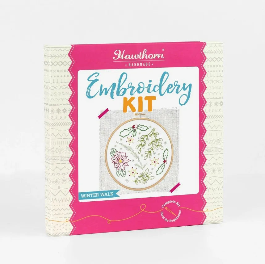 Hawthorn Handmade - Winter Walk Embroidery Kit