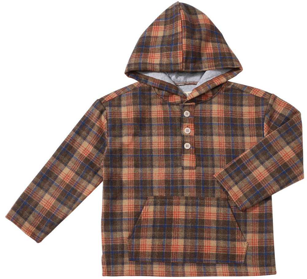 Veste Rancho | Carreaux Beige et Brun | Me & Henry