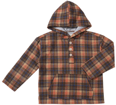 Veste Rancho | Carreaux Beige et Brun | Me & Henry