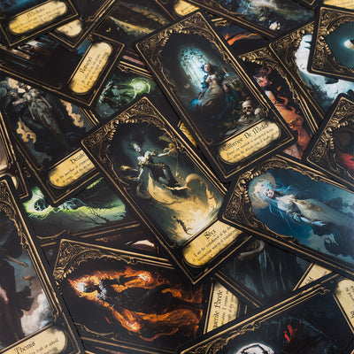 Obsidian Veil Oracle Deck