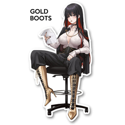 Z7: Zenith Gold Boots Sticker