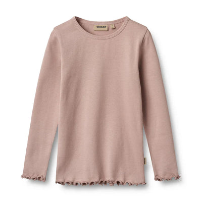 Long Sleeve T-shirt Ida | Rose Powder | Wheat Kids