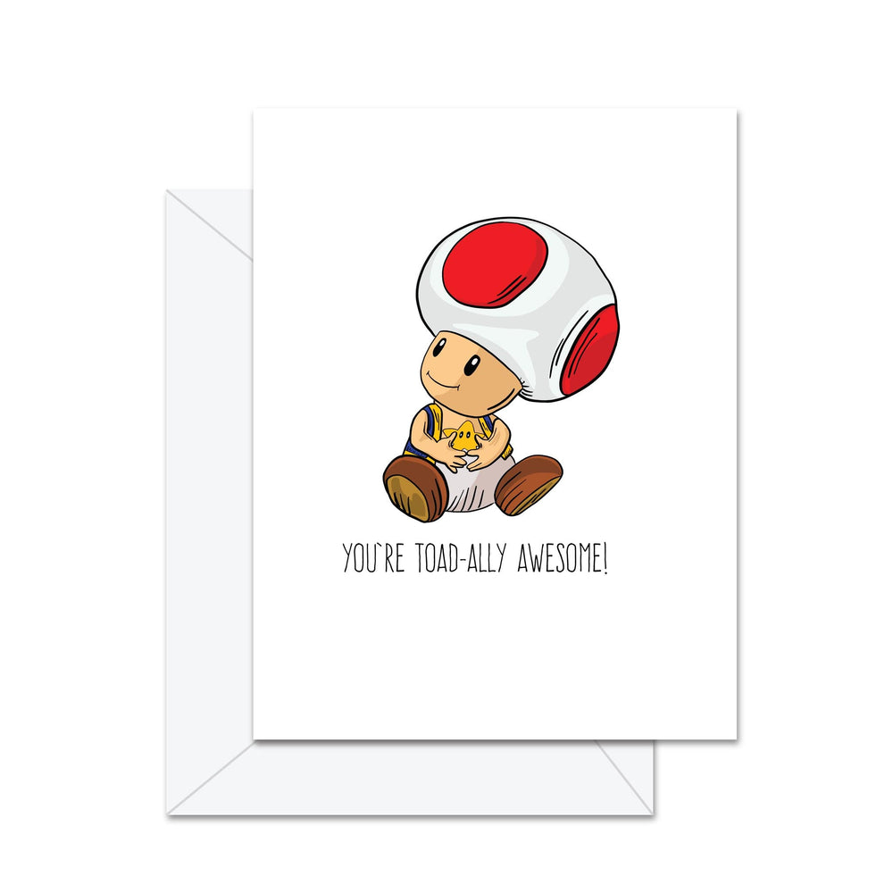 Tu es un crapaud génial ! - Carte de vœux