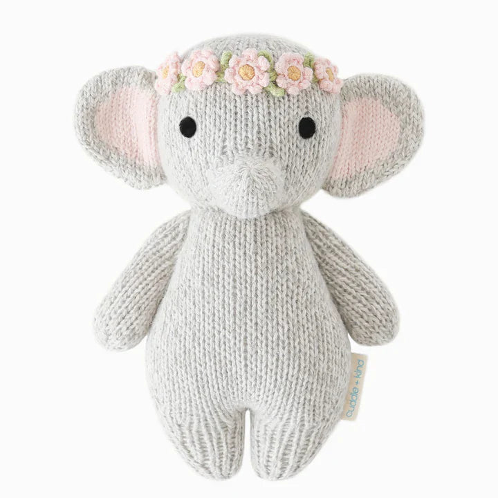 Éléphanteau (fleur rose) | Cuddle + Kind
