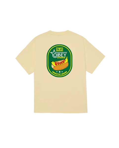 Obey 'Absolutely Absurd' Tee - Pale Yellow