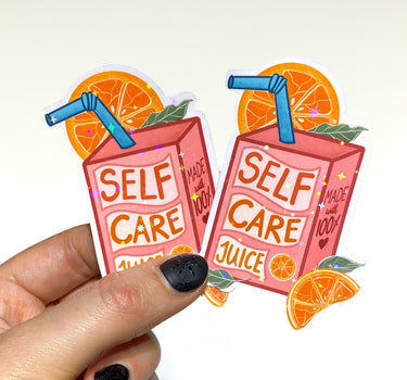 Self Care Juice Sticker