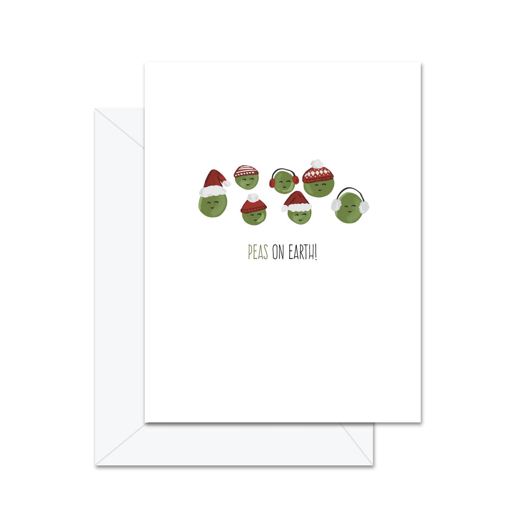 Peas On Earth - Carte de vœux