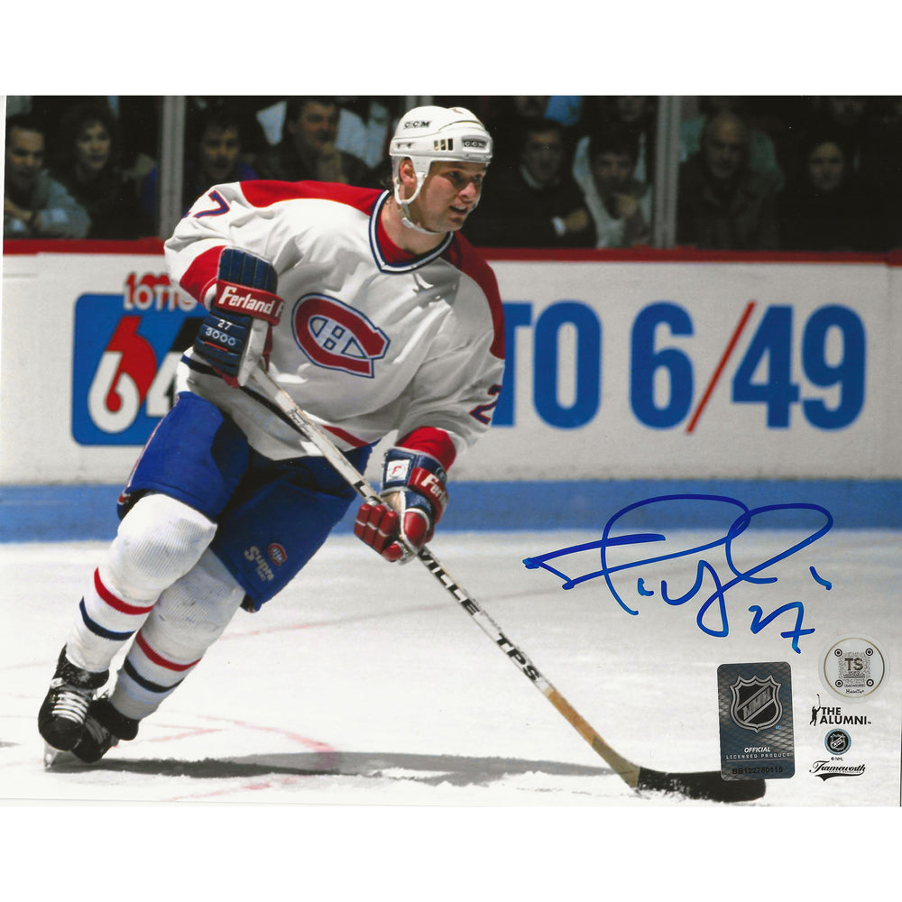Photo 8x10 de Shayne Corson autographiée des Canadiens de Montréal