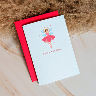 Mini carte de Noël casse-noisette Fée Dragée