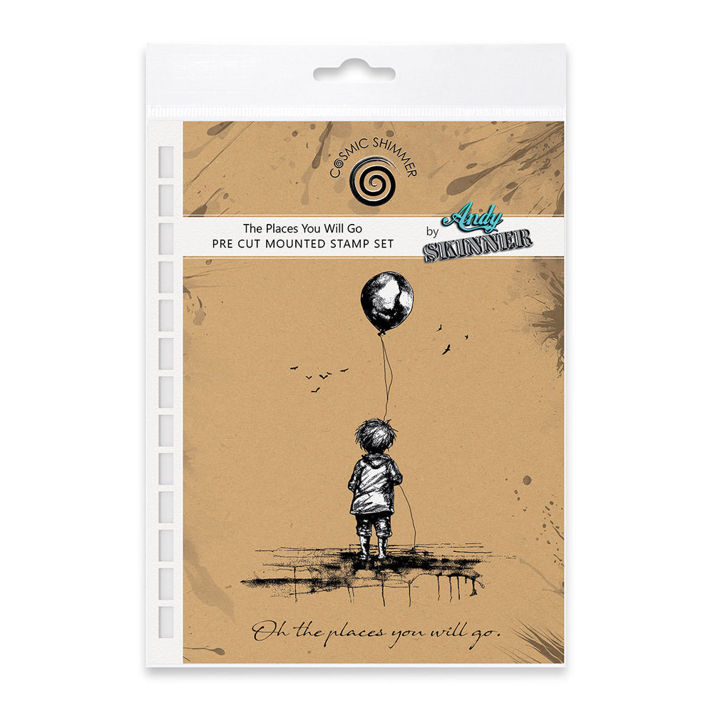 The Places You Will Go Pre Cut Rubber Stamp Set by Andy Skinner — Ecstasy Crafts