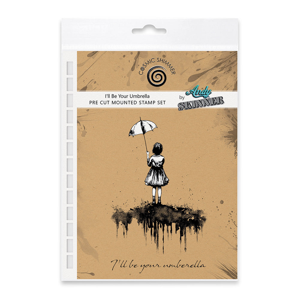 I'll Be Your Umbrella Pre Cut Rubber Stamp Set by Andy Skinner — Ecstasy Crafts