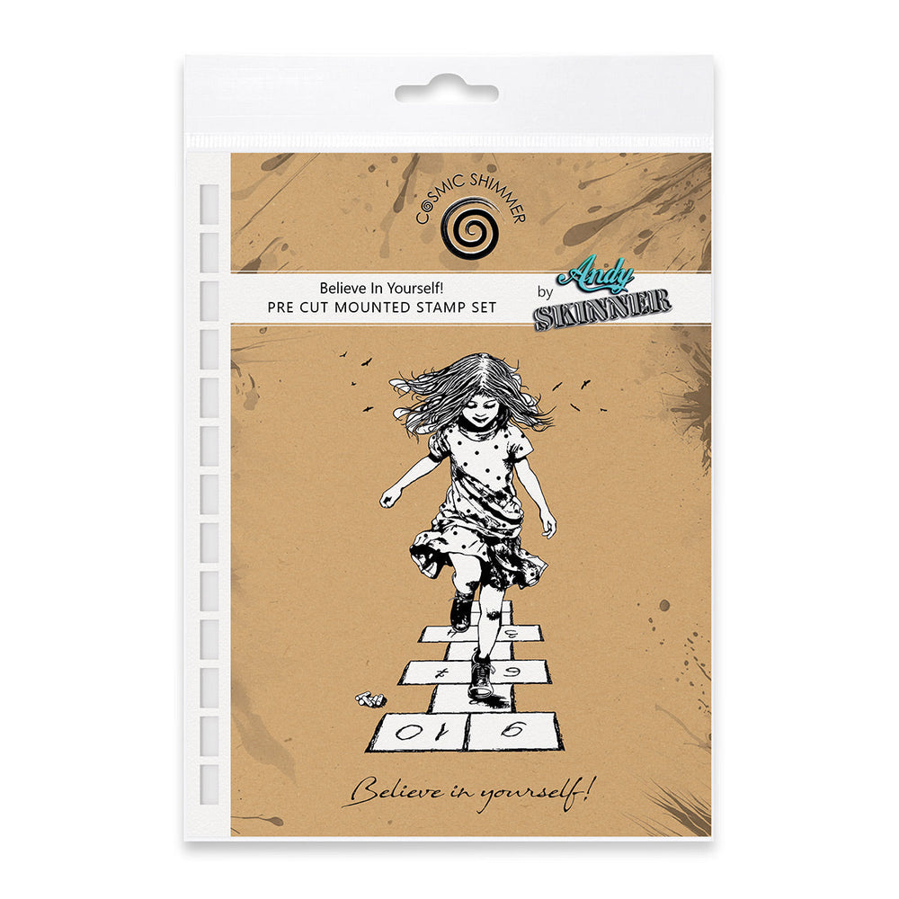 Believe In Yourself! Pre Cut Rubber Stamp Set by Andy Skinner — Ecstasy Crafts