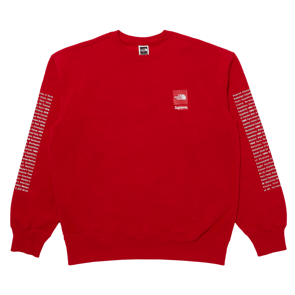 Supreme x The North Face Crewneck - Red