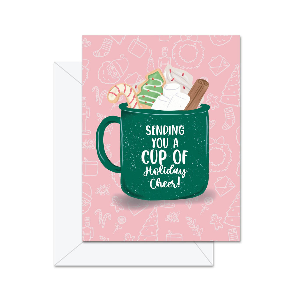 Une tasse de joie des Fêtes pour vous ! - Carte de vœux