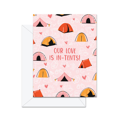 Notre amour est... In-Tents! - Carte de vœux