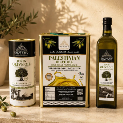 Jenin Palestinian Extra Virgin Olive Oil – 750ml, 1L & 16L