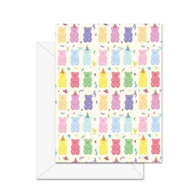 Gummy Bear Pattern - Greeting Card