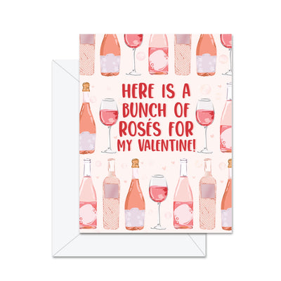 Un bouquet de roses pour mon amoureux! - Carte de souhaits