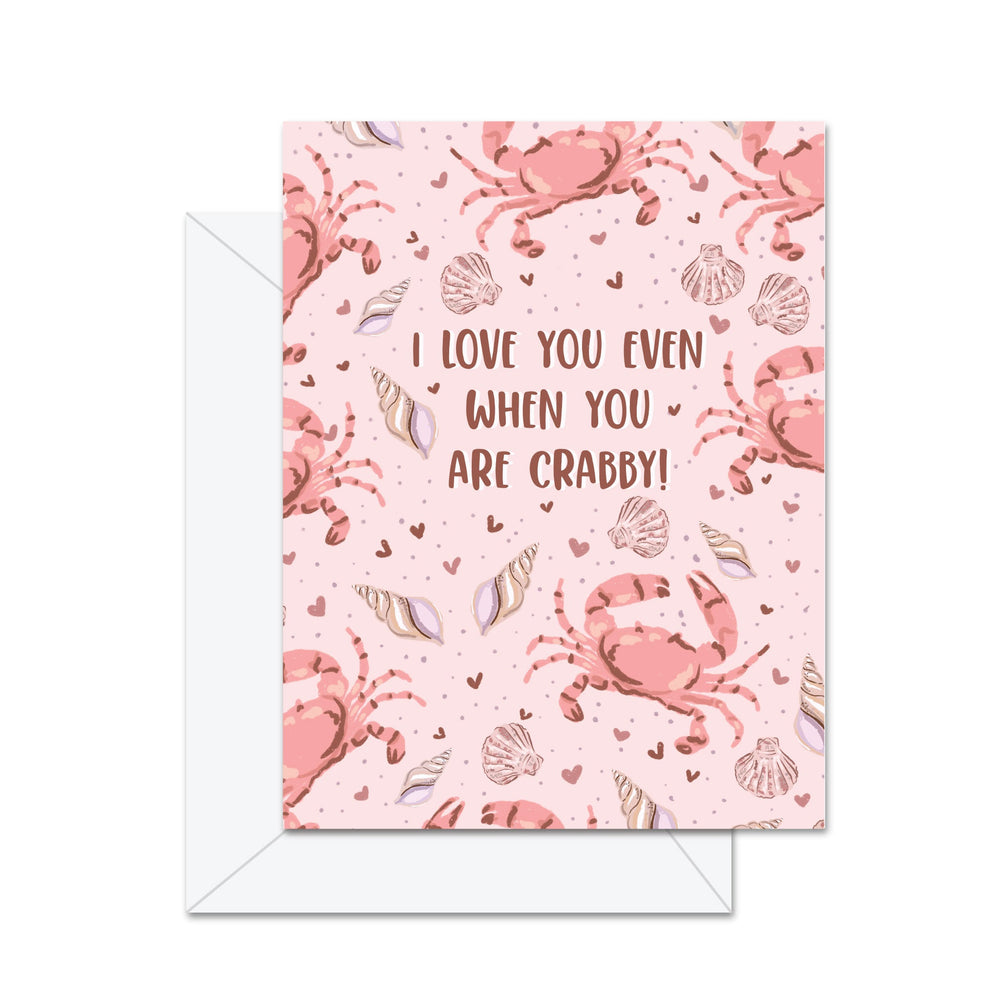 Je t'aime même quand tu es grognon! - Carte de souhaits