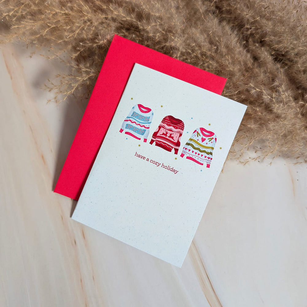 Passez de joyeuses fêtes avec cette mini-carte chaleureuse.