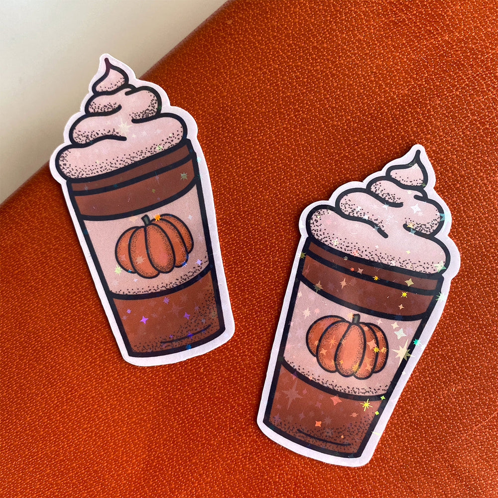 Pumpkin Spice and Everything Nice Sticker — Cheeky Peach Designs